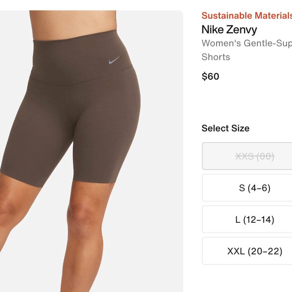 Nike Burnt Orange Bike Shorts